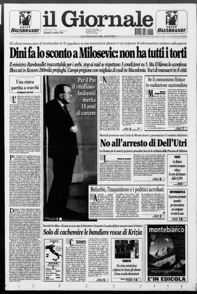 Il giornale : quotidiano del mattino